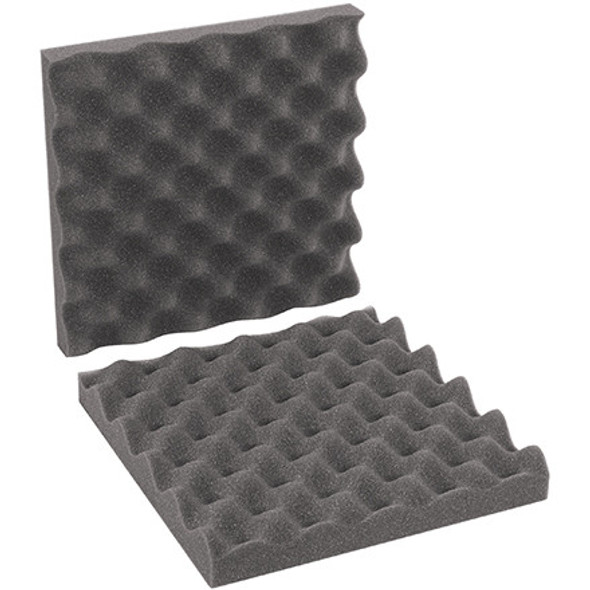 10 x 10 x 2 
Charcoal Convoluted Foam Sets