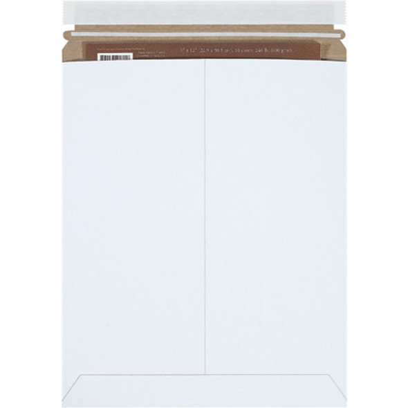 22 x 27  White Self-Seal Stayflats Plus  Mailers / 50 Case