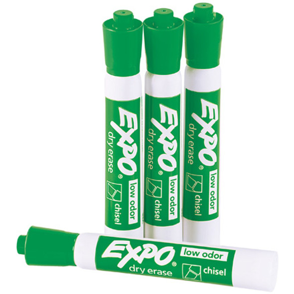Expo Green Dry Erase Markers  /  12 Case