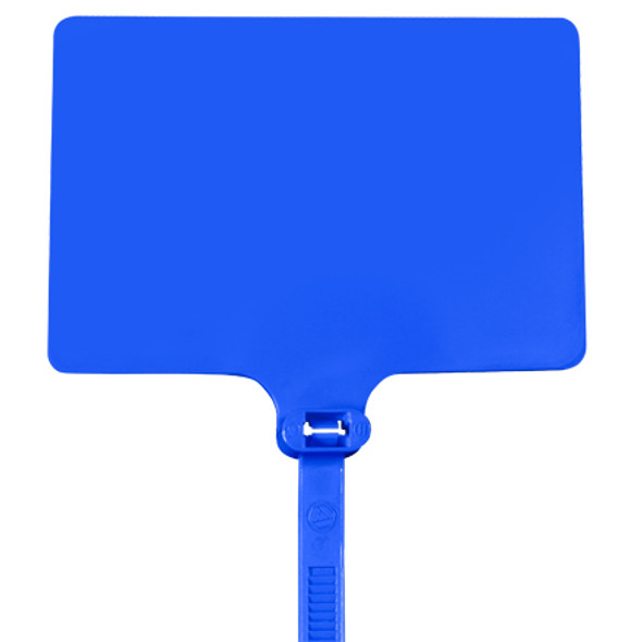 9"   120# Blue Identification Cable Ties / 100 Case