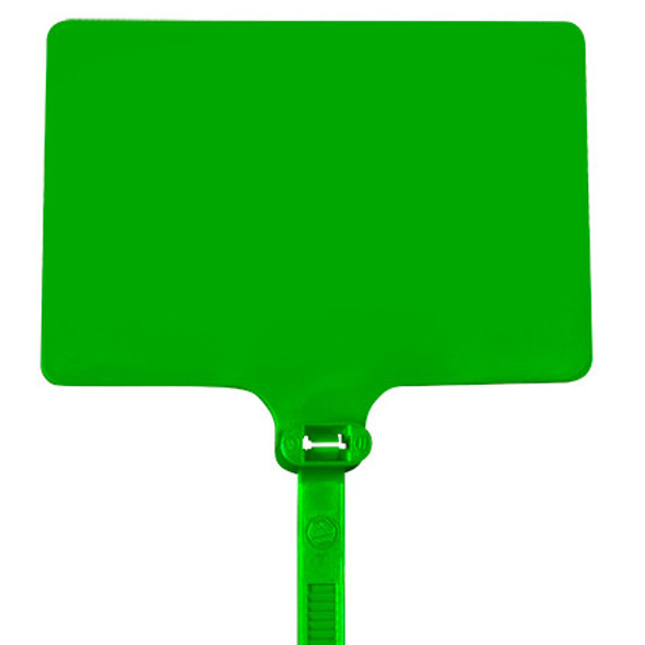 6"    120# Green Identification Cable Ties / 100 Case