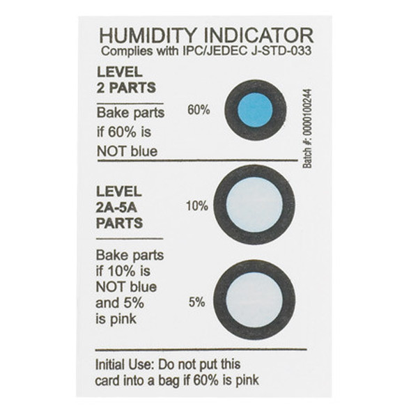 2 x 3 
5-10-60% Humidity Indicators