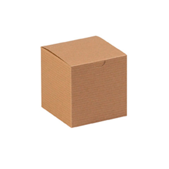 4 x 4 x 4  Kraft Gift Boxes / 100 Bundle