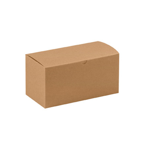 9 x 4 1/2 x 4 1/2  Kraft Gift Boxes / 100 Bundle