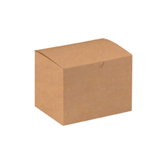 6 x 4 1/2 x 4 1/2  Kraft Gift Boxes / 100 Bundle
