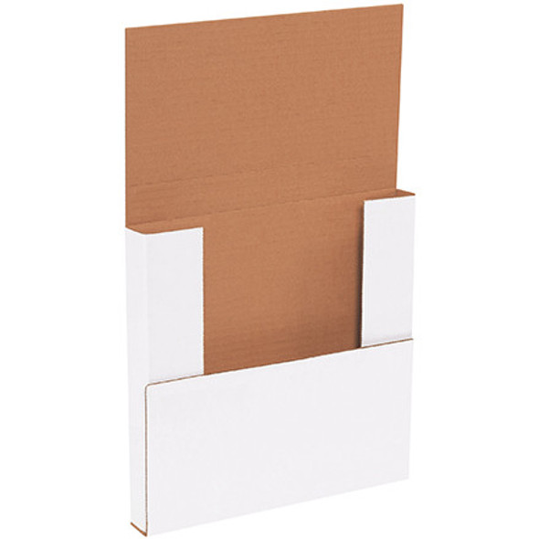 10 1/4 x 10 1/4 x 1  White
Easy-Fold Mailers