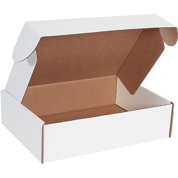 15 1/8 x 11 1/8 x 4  White
Deluxe Literature Mailers