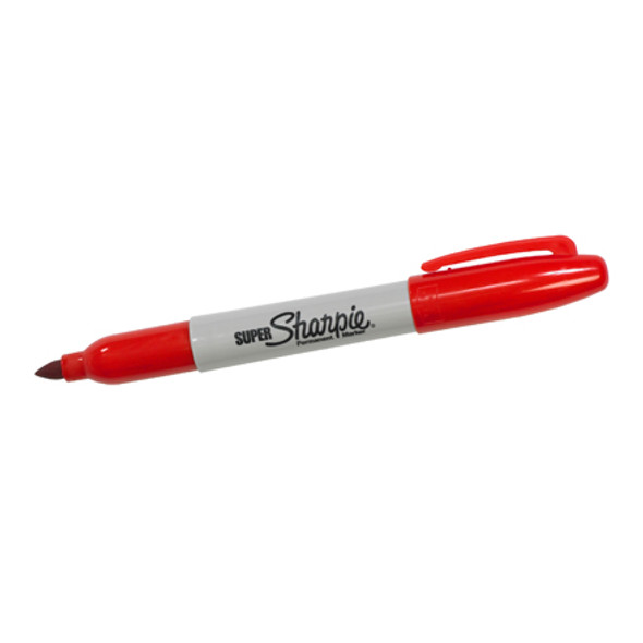 Red Super Sharpie  Markers / 12 Case