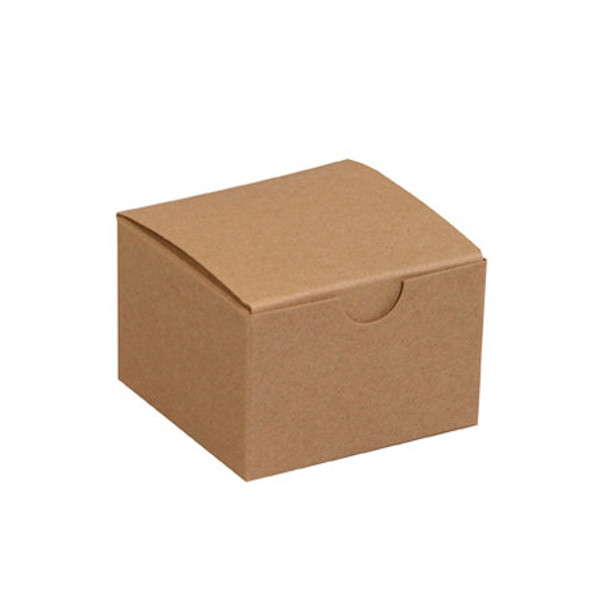3 x 3 x 2  Kraft Gift Boxes / 100 Bundle