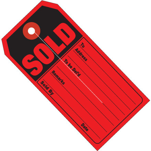 4 3/4 x 2 3/8   SOLD  Retail Tags / 500 Case