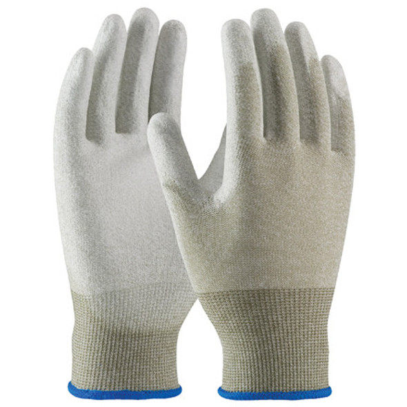 ESD Palm Coated Nylon Gloves - Small / 12 Pairs