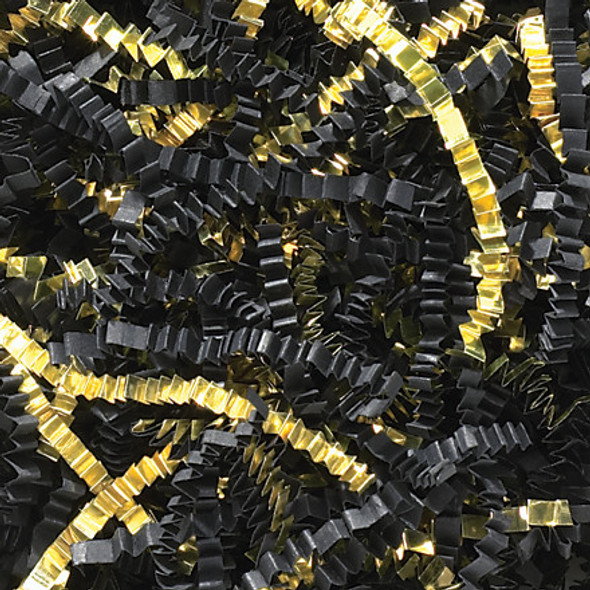 10 lb. Black and Gold
Metallic Blend Crinkle Paper