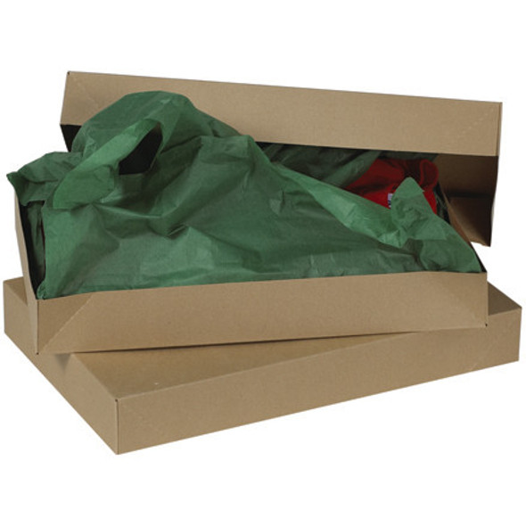 19 x 12 x 3  Kraft Apparel Boxes / 50 Bundle