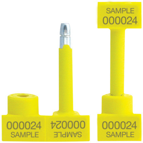 High Security Bolt Seals Yellow 3/4 x 3-1/4  /  50 Case