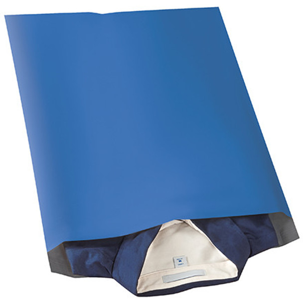 14 1/2 x 19  Blue Poly Mailers / 100 Case