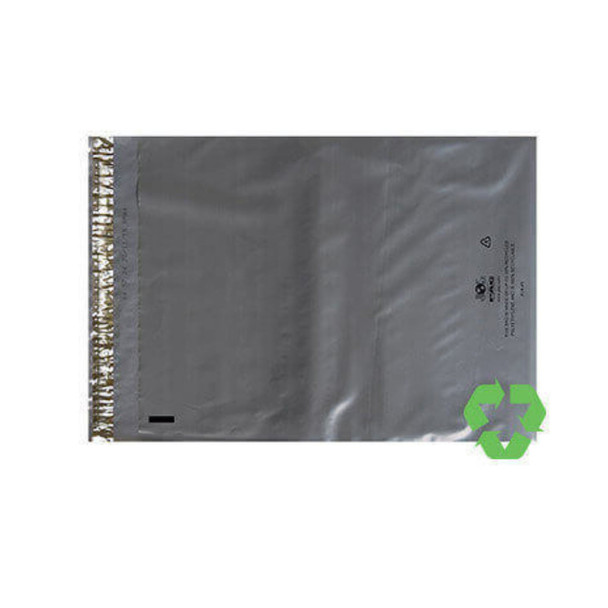 7-1/2 x 10-1/2 Polyjacket Grey Flat Recycled Mailers #2 - Mailers Direct™