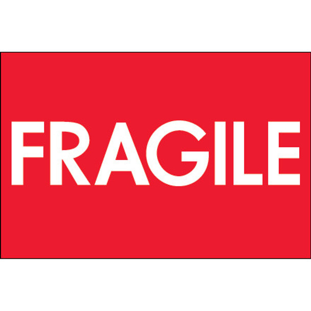 2 x 3  -  Fragile  (High Gloss) Labels