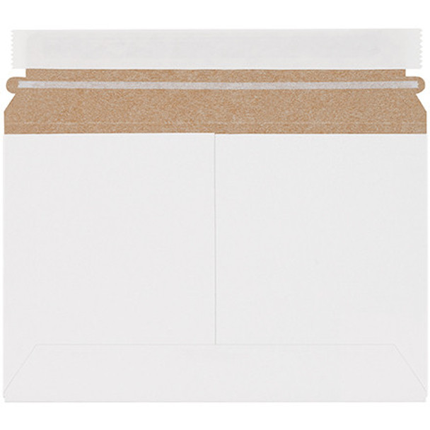 9 1/2 x 6  White Stayflats Lite  Mailers / 200 Case