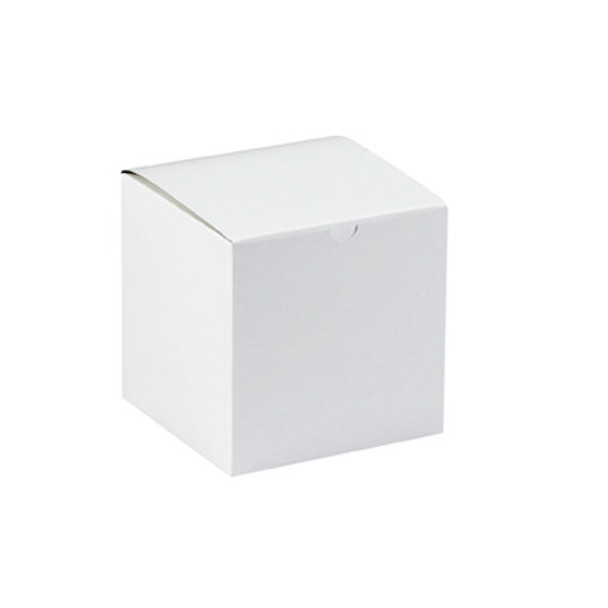 6 x 6 x 6  White Gift Boxes / 100 Bundle