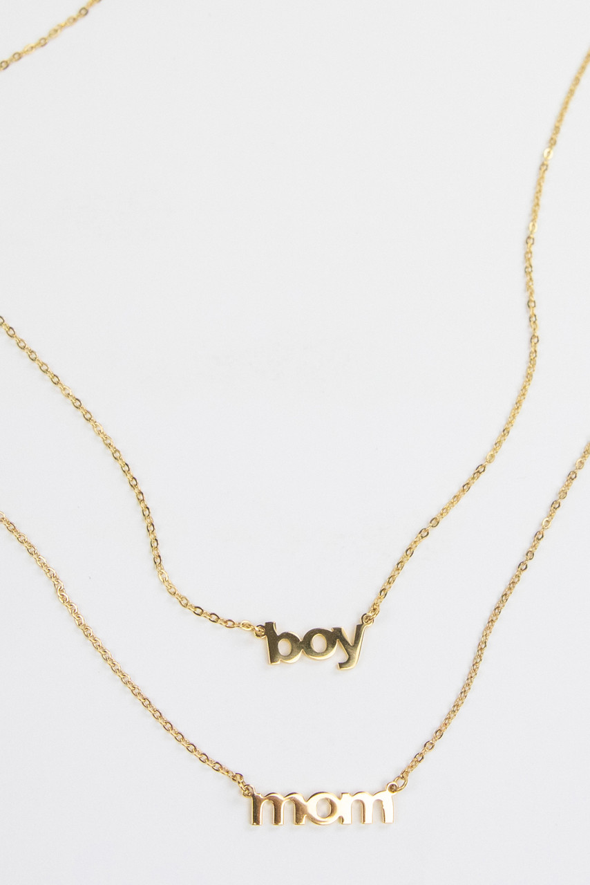 Boy Mom Necklace 2024 | thoughtperfect.com
