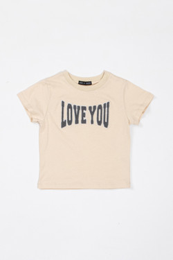 Love You Chenille T-Shirt - Ivory