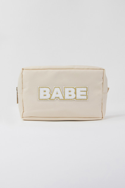 BABE Nylon Travel Bag - Ivory