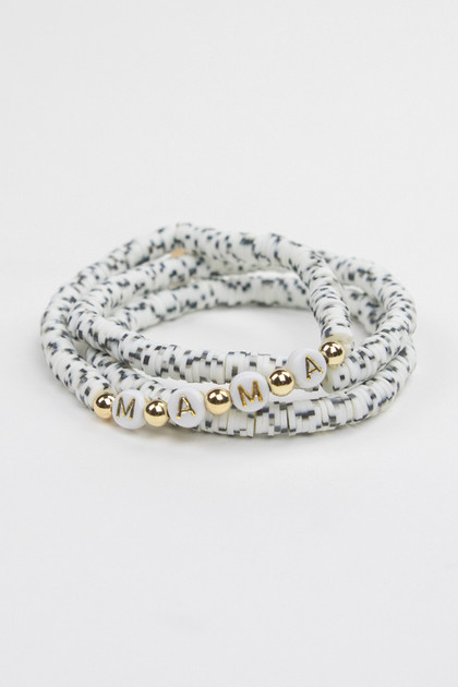 Set of 3 Disc Bracelets - MAMA Dalmatian