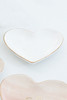 White Ceramic Heart Tray