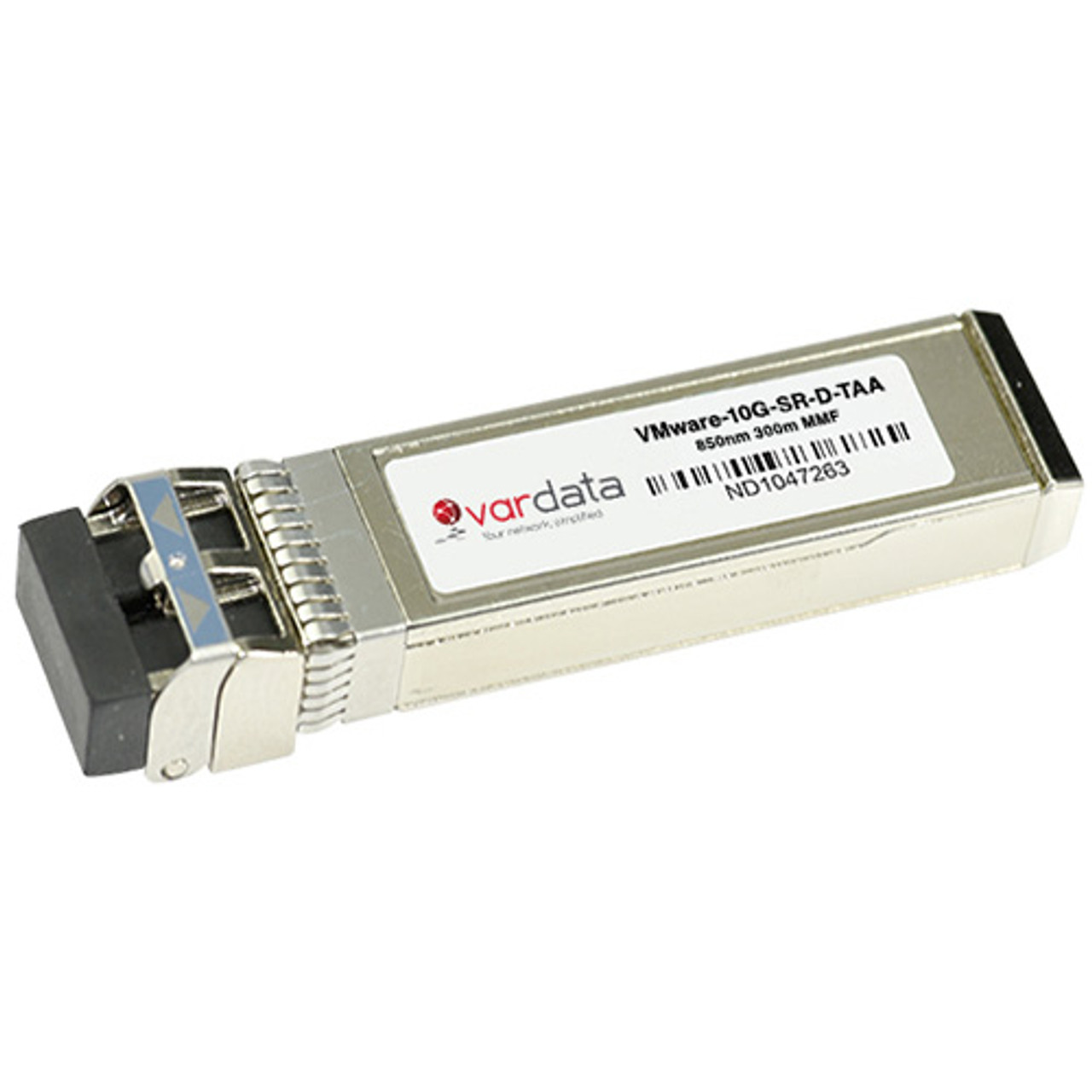 VMware SFP+ Transceiver; 10GBase-SR 300m 850nm MMF Dual 1G/10G rate. TAA  COMPLIANT