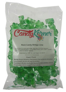 Lime String Rock Candy 1 LB Lime String Rock Candy 1 LB