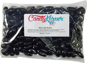 Black Jelly Beans (1lb Bag)