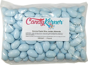 Sconza Jordan Almonds Pastel Blue 1 Pound ( 16 OZ ) Sconza Jordan Almonds Pastel Blue 1 Pound ( 16 OZ )