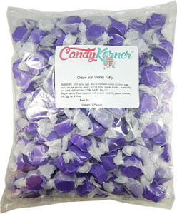 Salt Water Taffy Grape Flavored 3 Pound ( 48 OZ )