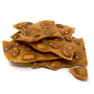 Almond Brittle - Gourmet Crunchy Candy Sweet Buttery Nut Brittle Snack - 10 Ounce Box by CandyKorner