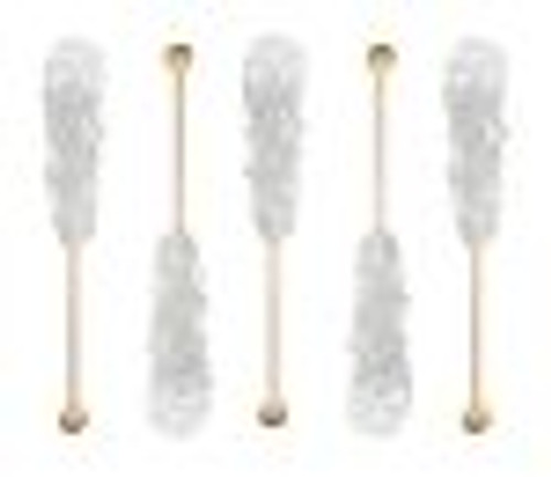 White Pure Cane Sugar Swizzle Stick - Rock Candy on Stick, 10 Count