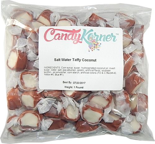 Salt Water Taffy Coconut Flavored 1 Pound ( 16 OZ )