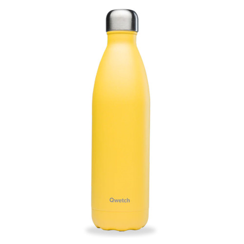 BOUTEILLE ISOTHERME - 750ML - POP JAUNE -QWETCH