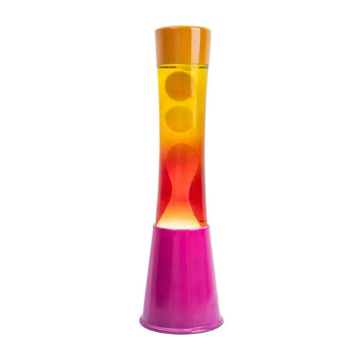 LAMPE LAVE - TOUR - ORANGE&ROSE DEGRADE - FISURA