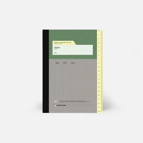 CARNET A5 ADMIN QUADRILLE - PAPIER TIGRE