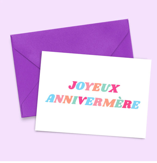 CARTE JOYEUX ANNIVERMERE - THOMAS GRAVEREAU