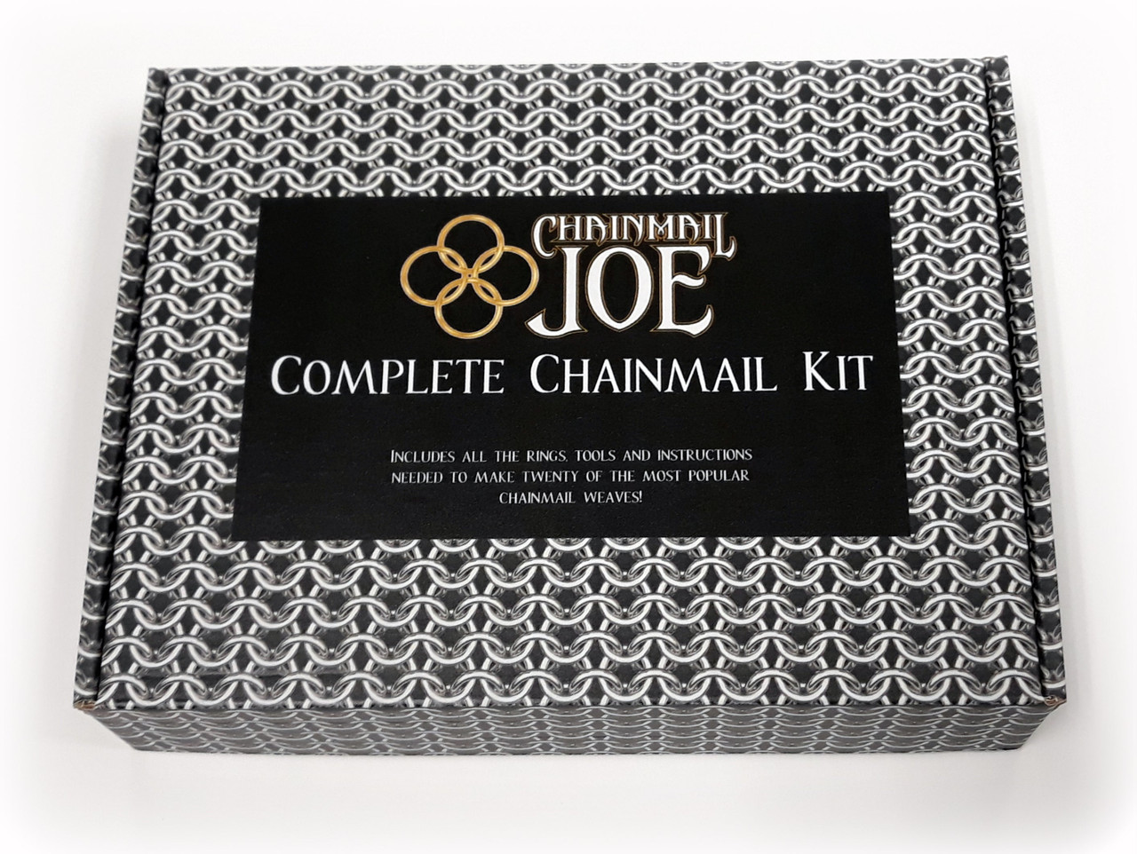Complete Chainmail Kit - 20 Weave Tutorial Book, 23,000+ Rings(Over 4  Pounds of rings), Clasps, & Tools - Chainmail Joe