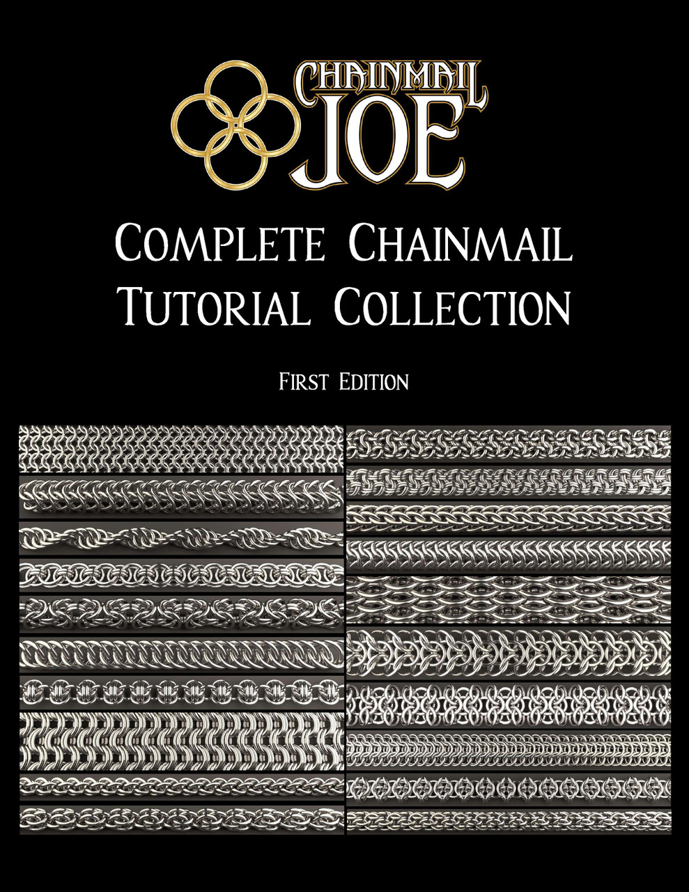 Complete Chainmail Kit - 20 Weave Tutorial Book, 23,000+ Rings(Over 4  Pounds), Clasps, and To Review 