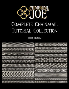 Chainmail Joe Complete Chainmail Kit - 20 Weave Tutorial Book, 23,000+ Rings(Over 4 Pounds), Clasps, and Tools