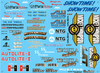 Drag Racing & Autosports Sponsor Decal Sheet, 1/25
