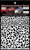 Cow Hide Upholstery Pattern Decal on Clear, 1/24