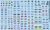 Racing Manufacturer Logo Decal Sheet,  1/25