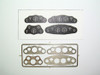 Street Rod Gauges Set #1, Black 1/25