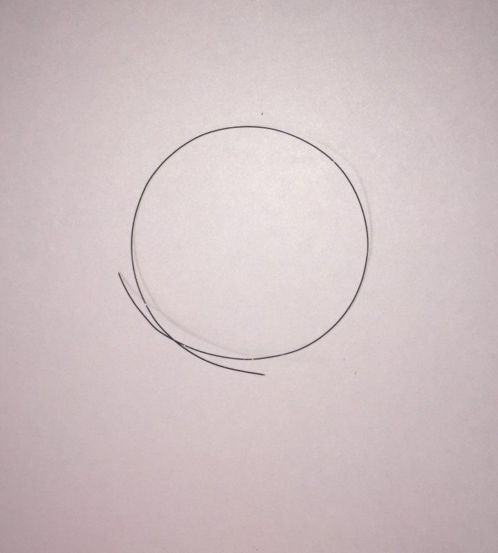 Black Cable .014", .35mm Dia