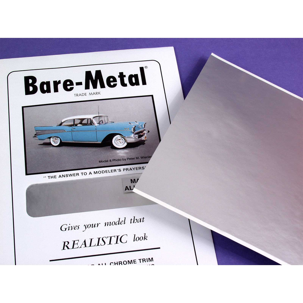 bare metal foil model car