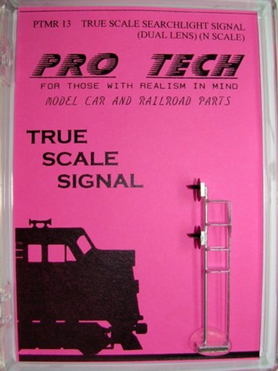 True Scale Searchlight Signal HO Scale (double lens, photoetched, non-LED)